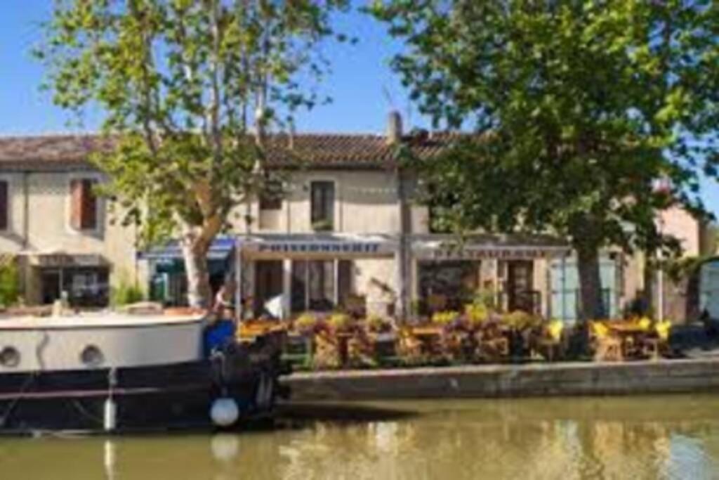 La Halte Du Canal Carcassonne Exterior foto